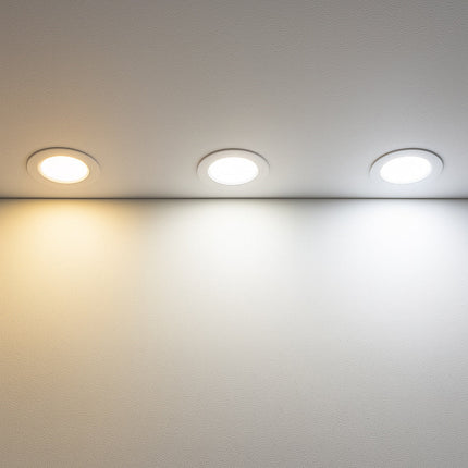 Faretto led GU10 8 watt tecnologia CCT 3IN1 luce 6500k 3000k 4000k