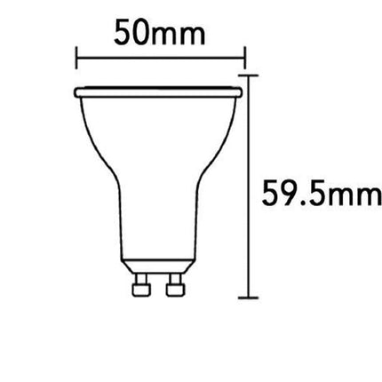 Faretto led GU10 7 watt tecnologia CCT 3IN1 luce 6500k 3000k 4000k