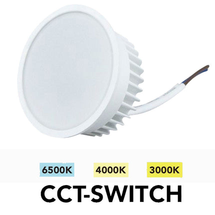 Modulo led 6W sostituzione per faretti GU10/MR16 da incasso CCT opaco