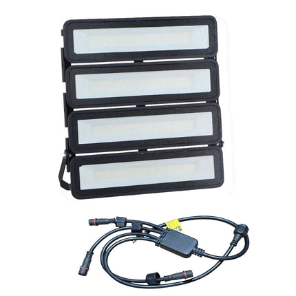 Faro led proiettore modulare 100 e 200 watt luce fredda 6500k IP65