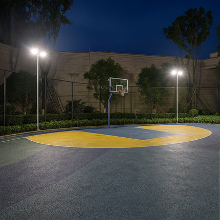 Faro led proiettore modulare 100 e 200 watt luce fredda 6500k IP65