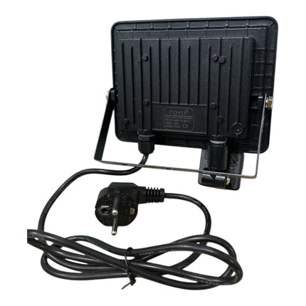 Faro 72 led 50 watt con sensore di passaggio luce bianca 6500k IP67