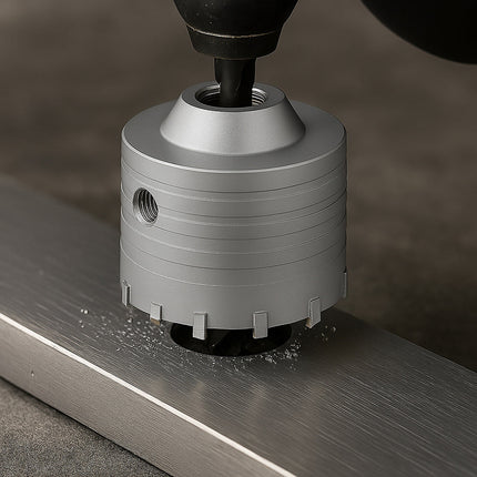 Fresa carotatrice a tazza per muro in acciaio ø80 mm foro ø20 mm enzoled