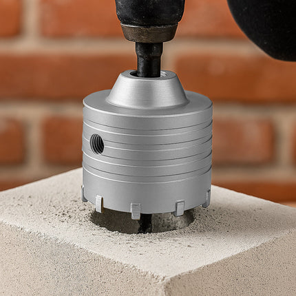 Fresa carotatrice a tazza per muro in acciaio ø80 mm foro ø20 mm enzoled