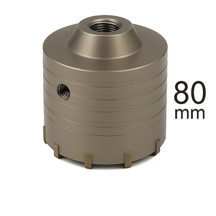 Fresa carotatrice a tazza per muro in acciaio ø80 mm foro ø20 mm enzoled