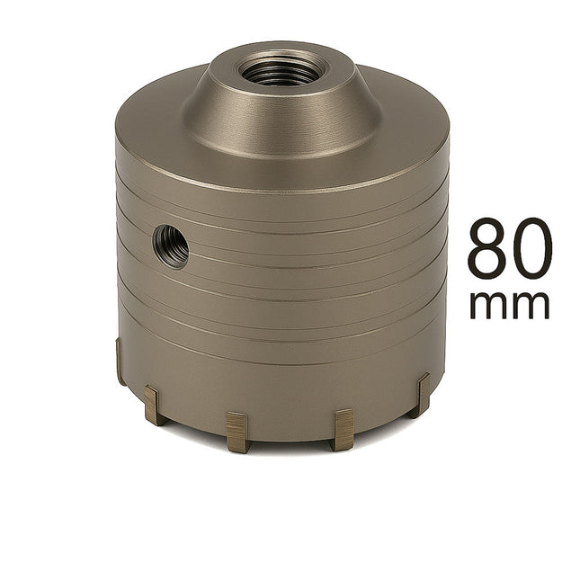 Fresa carotatrice a tazza per muro in acciaio ø80 mm foro ø20 mm enzoled