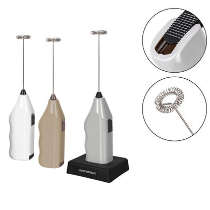 Frullino montalatte elettrico a immersione schiumalatte  cappuccinatore per latte caffè cioccolato schiumato cappuccino - enzoled