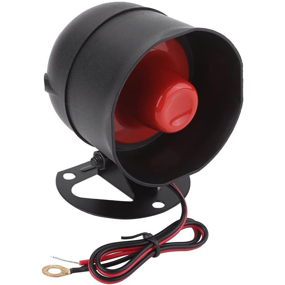 Sistema di allarme per auto antifurto di sicurezza universale con sirena da 15 watt 2 telecomandi - enzoled