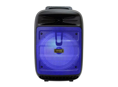 Cassa Karaoke bluetooth ricaricabile con microfono speaker con luci radio FM ingresso aux usb tg - enzoled