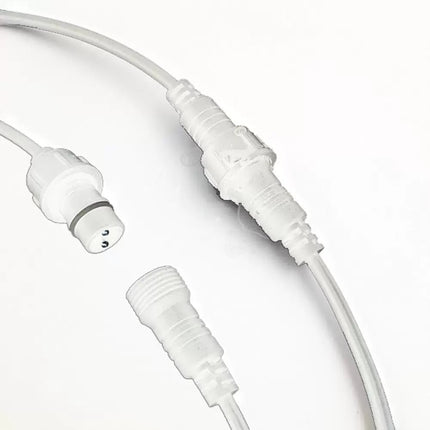 Catena luminosa per esterno con 10 portalampada per lampadine E27 prolungabile impermeabile IP65 10 metri bianca o nera - enzoled