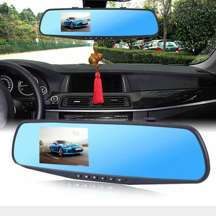 Specchietto retrovisore per auto con telecamera integrata Dash Cam che registra il percorso - enzoled