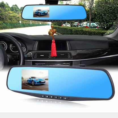 Specchietto retrovisore per auto con telecamera integrata Dash Cam che registra il percorso - enzoled