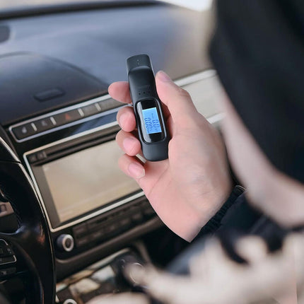 Etilometro ricaricabile USB con display digitale lcd misuratore Alccol test portatile sensore alta precisione - enzoled