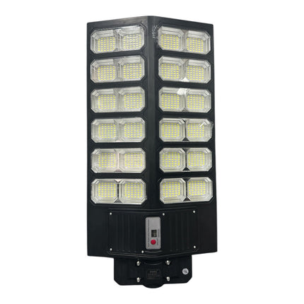 Lampione a pannello solare da 2000 watt faro stradale con sensore crepuscolare con staffa da 45 cm 6500k IP66 - enzoled