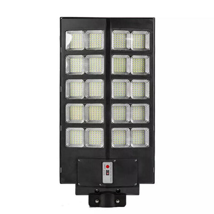 Lampione a pannello solare da 1200 watt faro stradale con sensore crepuscolare con staffa da 45 cm 6500k IP66 - enzoled