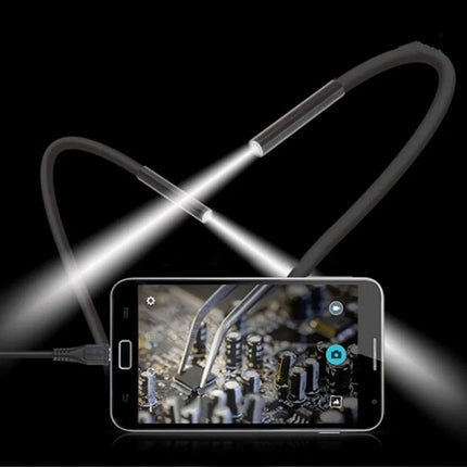 Telecamera endoscopica 6 led da 5 mt per Android camera di ispezione waterprof type-c usb per cellulari computer con app - enzoled