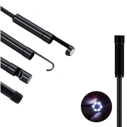 Telecamera endoscopica 6 led da 5 mt per Android camera di ispezione waterprof type-c usb per cellulari computer con app - enzoled