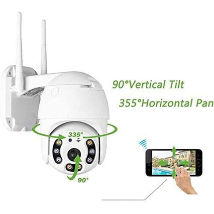 Telecamera dome WI-FI motorizzata con led da esterno full hd da esterno con zoom app Yoosee 2,4 Ghz - enzoled