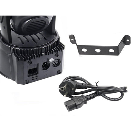 Testa mobile led rgb rotante proiettore strobo funzione dmx 9/14 sound luce stroboscopica effetti discoteca - enzoled