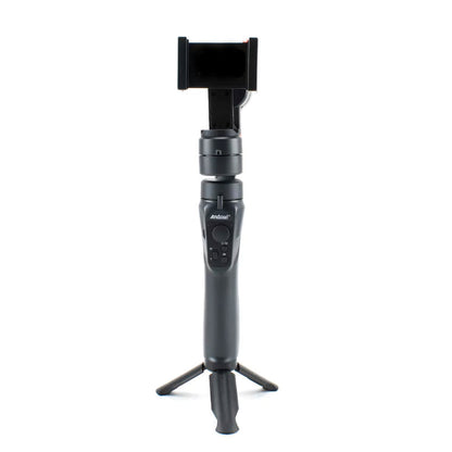 Stabilizzatore gimbal per smarphone a 3 assi bastone per selfie con telecomando integrato con app anti vibrazioni rotazione 360° con zoom - enzoled
