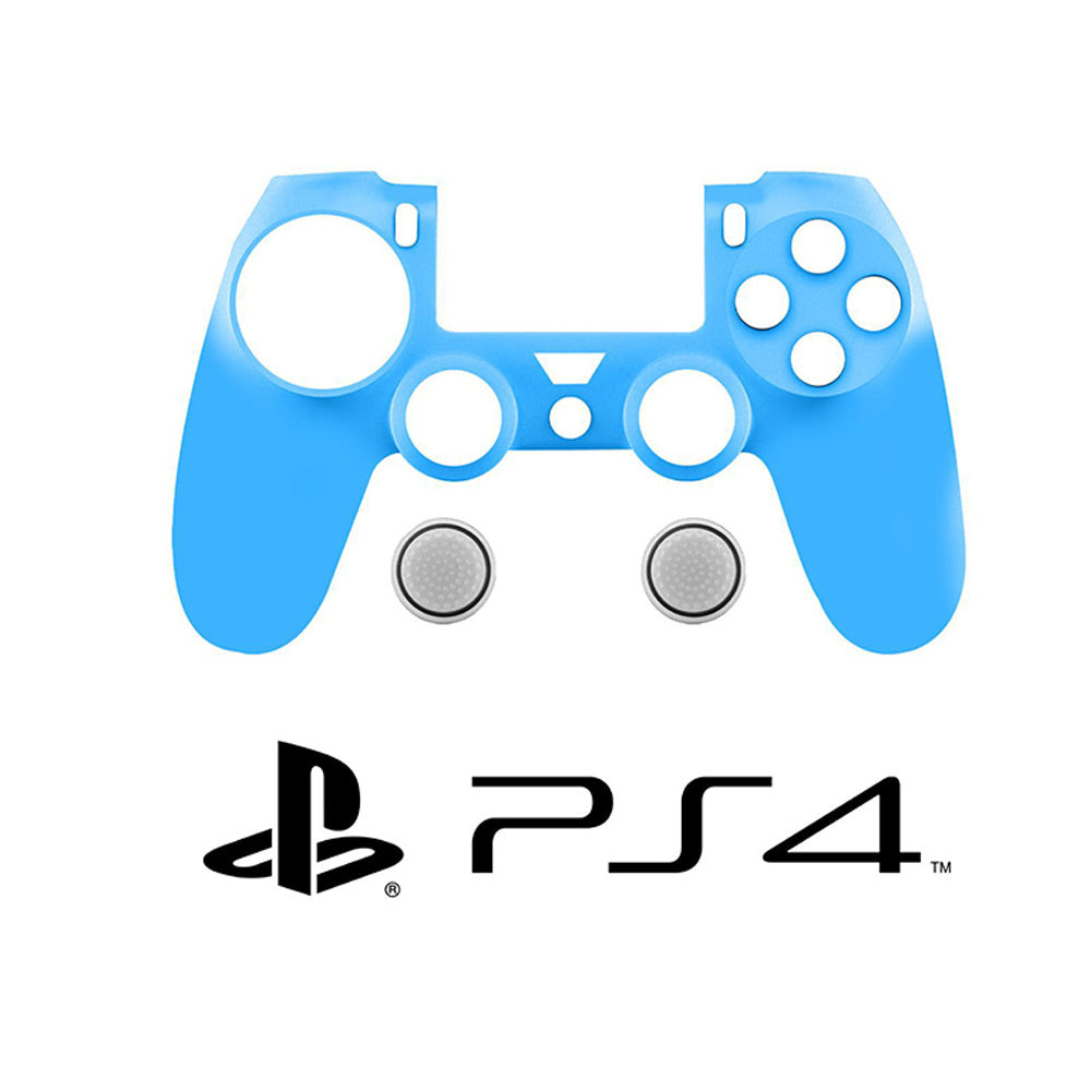 Cover in silicone per joystick PS4 custodia antiscivolo per controller Playstation 4 con protezione per analogico - enzoled