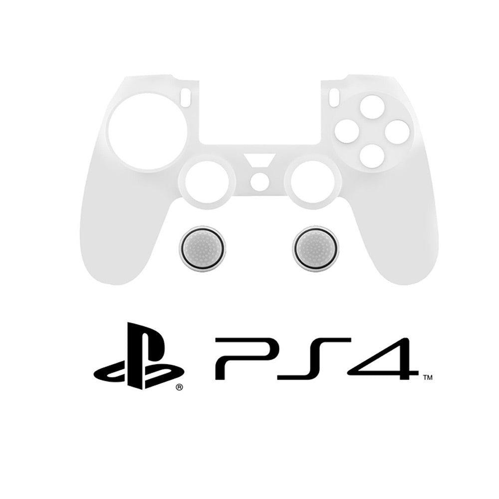 Cover in silicone per joystick PS4 custodia antiscivolo per controller Playstation 4 con protezione per analogico - enzoled