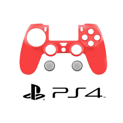 Cover in silicone per joystick PS4 custodia antiscivolo per controller Playstation 4 con protezione per analogico - enzoled