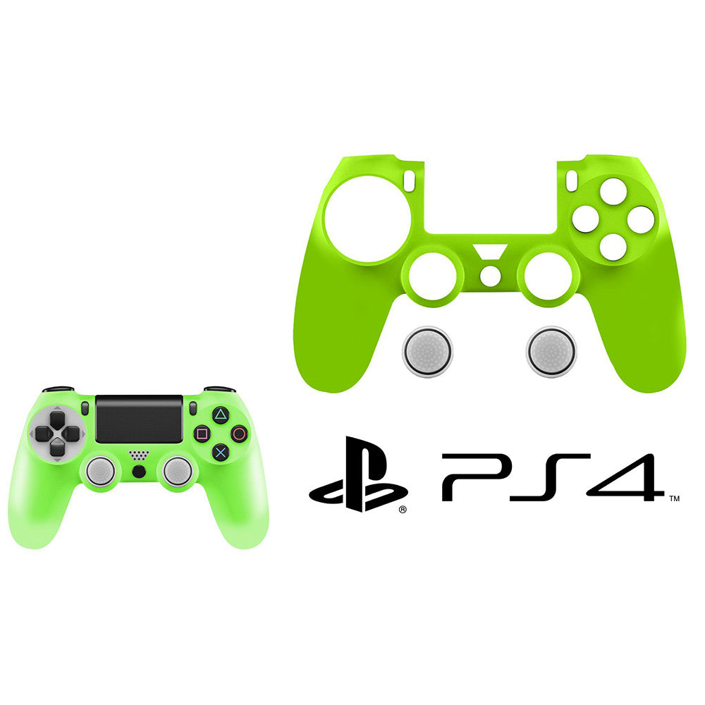 Cover in silicone per joystick PS4 custodia antiscivolo per controller Playstation 4 con protezione per analogico - enzoled
