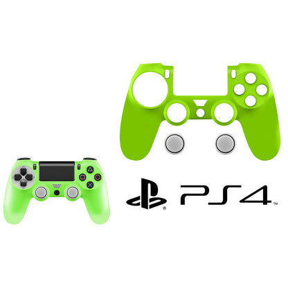 Cover in silicone per joystick PS4 custodia antiscivolo per controller Playstation 4 con protezione per analogico - enzoled