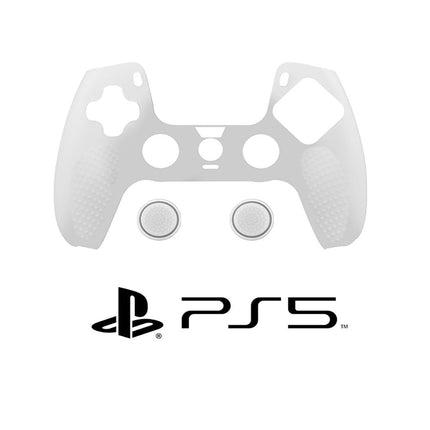 Cover in silicone per joystick PS5 custodia antiscivolo per controller Playstation 5 con protezione per analogico - enzoled