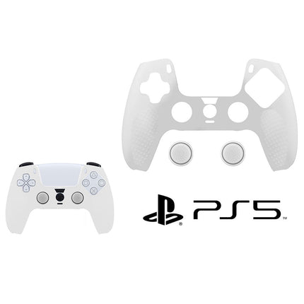 Cover in silicone per joystick PS5 custodia antiscivolo per controller Playstation 5 con protezione per analogico - enzoled