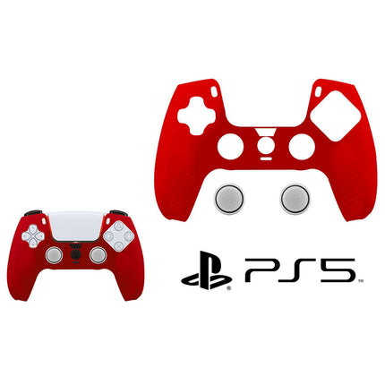 Cover in silicone per joystick PS5 custodia antiscivolo per controller Playstation 5 con protezione per analogico - enzoled