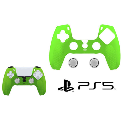Cover in silicone per joystick PS5 custodia antiscivolo per controller Playstation 5 con protezione per analogico - enzoled