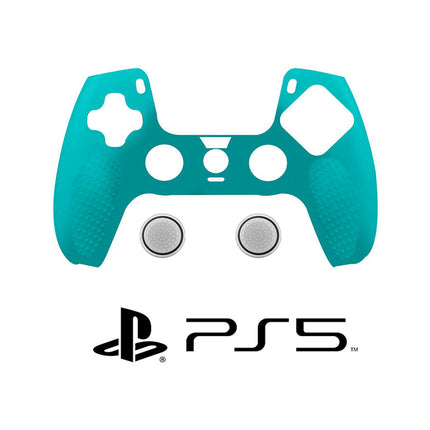Cover in silicone per joystick PS5 custodia antiscivolo per controller Playstation 5 con protezione per analogico - enzoled