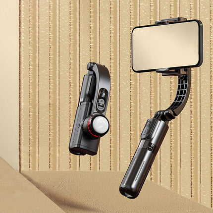 Stabilizzatore cardanico per smarphone gimbal bastone treppiede allungabile per selfie con telecomando anti vibrazioni rotazione 360° - enzoled