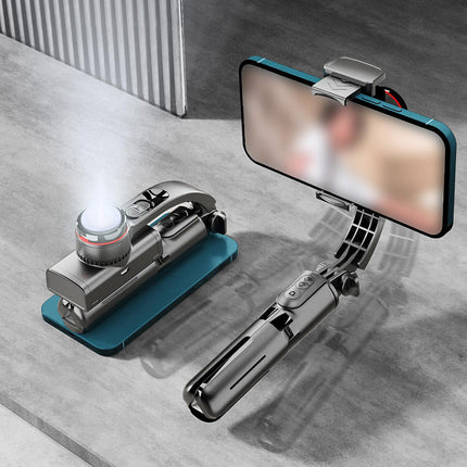 Stabilizzatore cardanico per smarphone gimbal bastone treppiede allungabile per selfie con telecomando anti vibrazioni rotazione 360° - enzoled