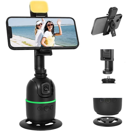 Stabilizzatore cardanico per smarphone gimbal con sensore di movimento bastone per selfie con telecomando anti vibrazioni rotazione 360° - enzoled
