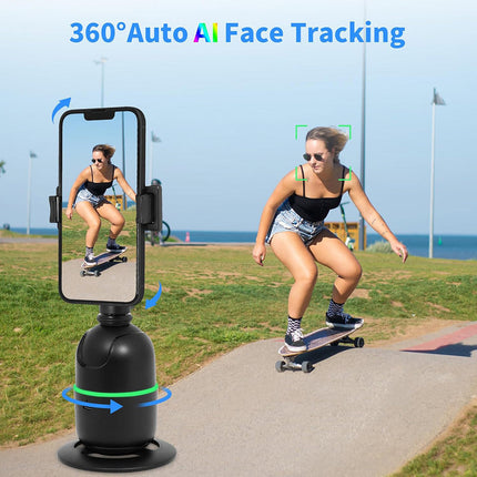 Stabilizzatore cardanico per smarphone gimbal con sensore di movimento bastone per selfie con telecomando anti vibrazioni rotazione 360° - enzoled