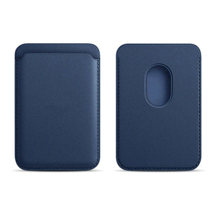 Porta carta di credito  in ecopelle magnetico compatibile per cellulare iPhone e cover portacarte calamitato - enzoled