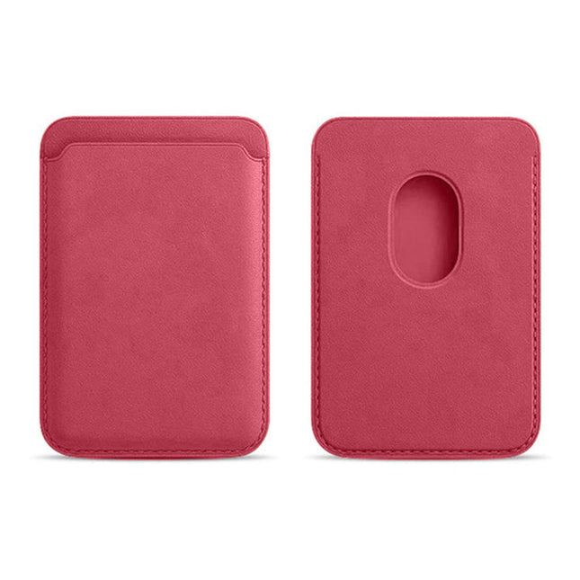 Porta carta di credito  in ecopelle magnetico compatibile per cellulare iPhone e cover portacarte calamitato - enzoled