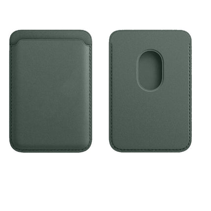 Porta carta di credito  in ecopelle magnetico compatibile per cellulare iPhone e cover portacarte calamitato - enzoled