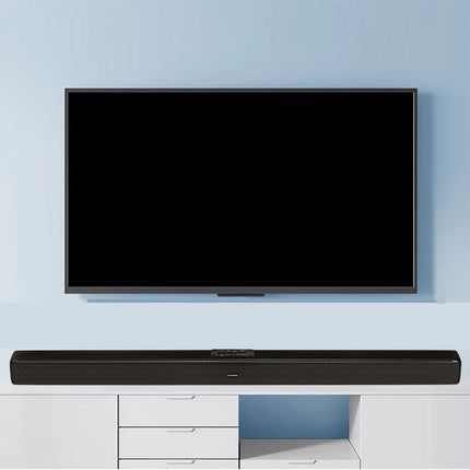 Barra soundbar 42 + 14 watt ricaricabile bluetooth cassa altoparlante per tv uscita aux usb con subwoffer integrato - enzoled