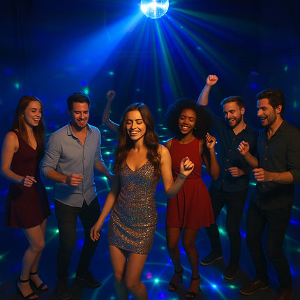 Lampada strobo rgb cassa bluetooth luci discoteca MP3 enzoled