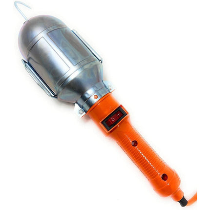 Lampada officina E27 cavo da 5 10 15 metri interruttore on off gancio