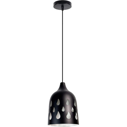 Lampadario da soffitto a sospensione traforato a goccia portalampada attacco E27 lampada per cucina camera da letto - enzoled