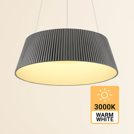 Lampadario a led 36 watt CCT-SWITCH lampada a sospensione grigio