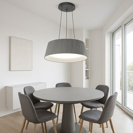 Lampadario a led 36 watt CCT-SWITCH lampada a sospensione grigio