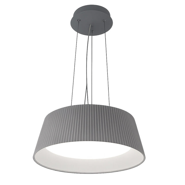 Lampadario a led 36 watt CCT-SWITCH lampada a sospensione grigio