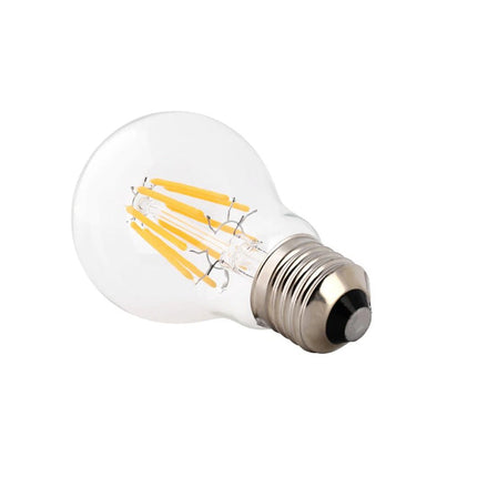 Lampadina a led a filamento in vetro lampada E27 4 watt luce fredda 6500k calda 3000k naturale 4000k A60 - enzoled