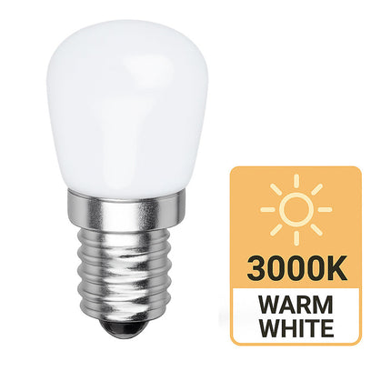 Lampadina led con attacco E14 2 watt per frigorifero e cappa